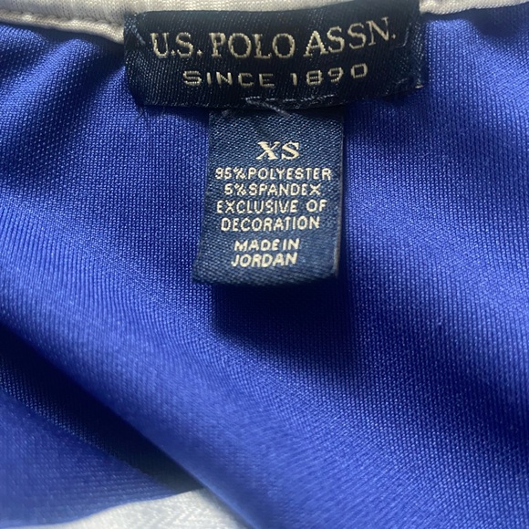 US Polo Assn. | Sleeveless Activewear Top | Blue/White | XS - Picture 10 of 10